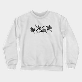 Wall Flowers BW2 -Full Size Image Crewneck Sweatshirt